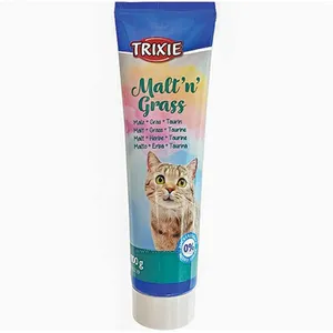 خمیر گربه تریکسی مدل Malt n grass وزن 100 گرم