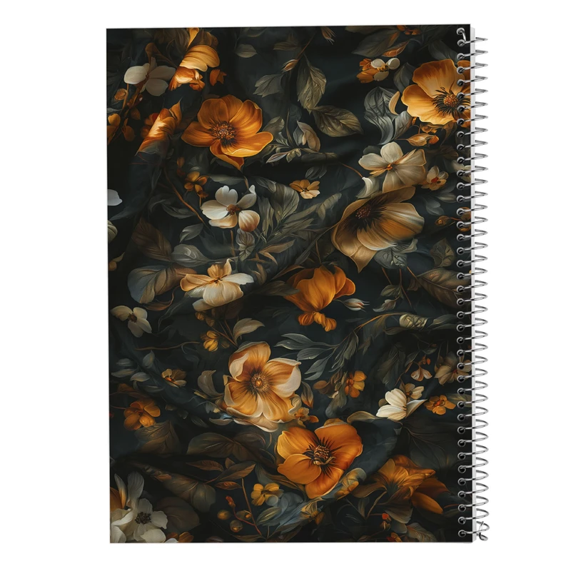 دفتر ژورنال نویسی 50 برگ مدوپد مدل نقطه ای طرح گل کد DF13319