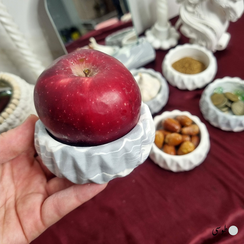 مجموعه ظروف هفت سین 10 پارچه مدل بهار