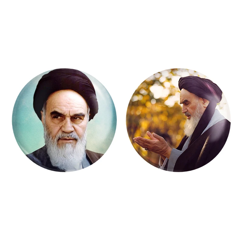 مگنت خندالو طرح امام خمینی(ره) کد 25592560 مجموعه 2 عددی