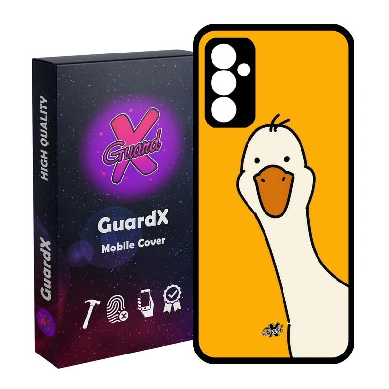 کاور گارد ایکس طرح اردک مدل Glass10656 مناسب برای گوشی موبایل سامسونگ Galaxy A55 / A55 5G