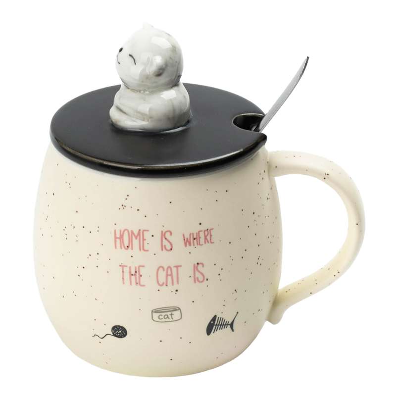 ماگ طرح Home is where Cat is کد 4-763