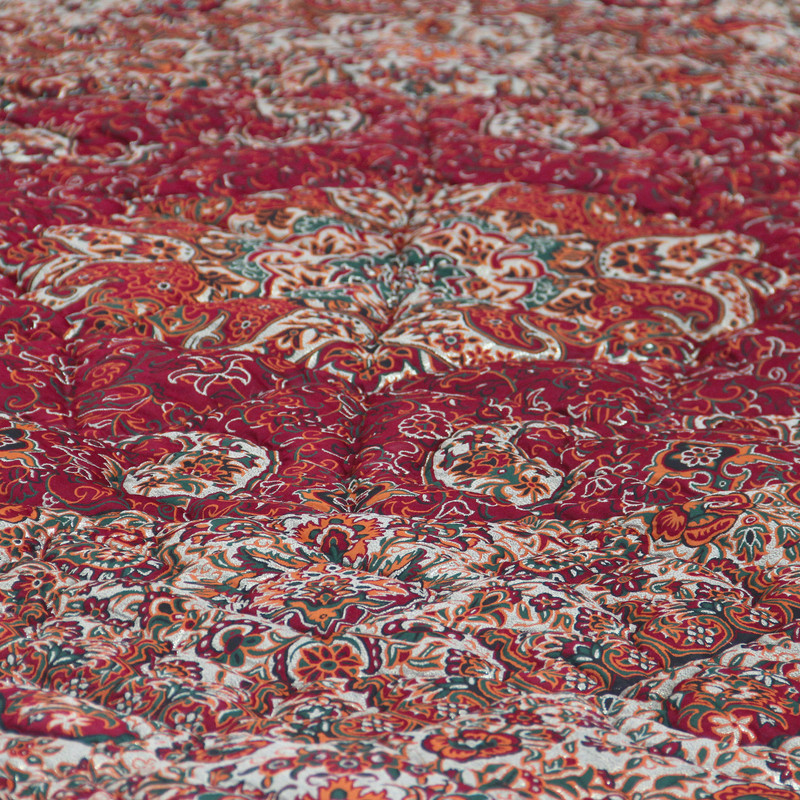 لحاف کرسی مدل درباری کد 122 سایز 350x350 سانتی متر