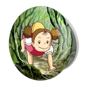 آینه جیبی خندالو طرح انیمه توتورو Totoro مدل تاشو کد 4543 