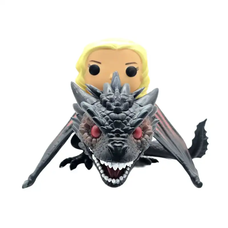 فیگور مدل دنریس و اژدها گیم اف ترونز بسته 2 عددی