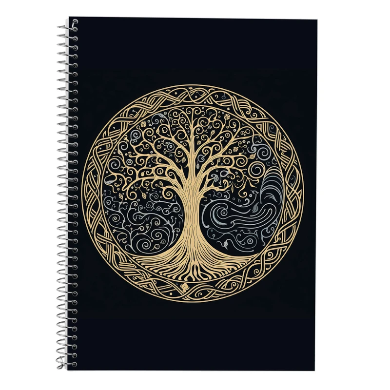 دفتر زبان 50 برگ مدوپد مدل دوخط طرح  ارباب حلقه ها The Lord of the Rings کد DF2988