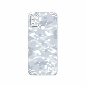 MAHOOT Army-Winter-Pixel Cover Sticker for Infinix Hot 10 Play