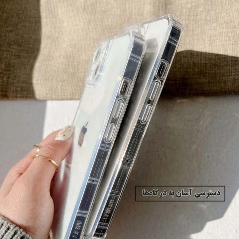 کاور اسپارتان مدل Airbag Four-Sided Apple Strap مناسب برای گوشی موبایل شیائومی Poco F5 به همراه بندآویز