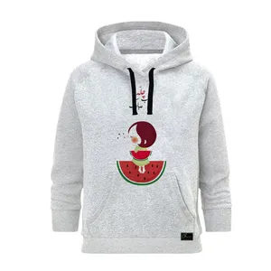 هودی زنانه مدل یلدا کد B147 رنگ طوسی