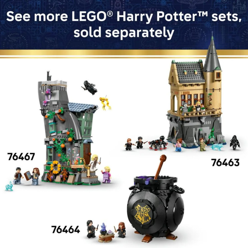 لگو ۱۲۴ تکه سری هر‌ی‌پاتر مدل Hogwarts Castle: Sorting Hat Ceremony کد 76460