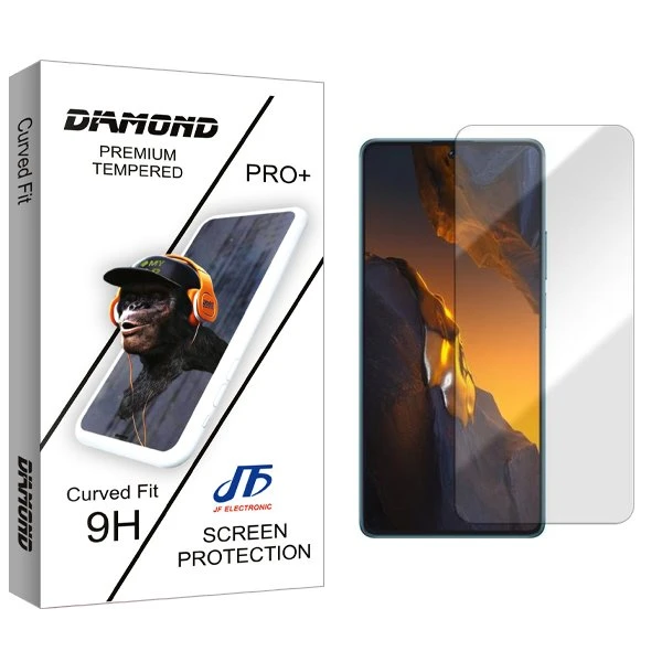 محافظ صفحه نمایش جی اف مدل Diamond مناسب برای گوشی موبایل شیائومی Poco F5