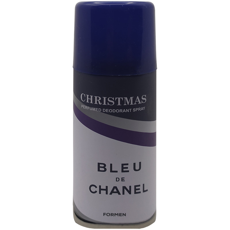 اسپری خوشبو کننده بدن مردانه کریسمس مدل BLEU DE CHANEL حجم 150 میلی لیتر اسپری خوشبو کننده بدن مردانه کریسمس مدل BLEU DE CHANEL حجم 150 میلی لیتر