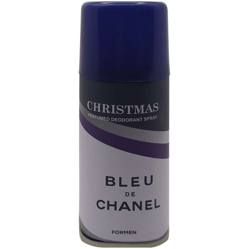 اسپری خوشبو کننده بدن مردانه کریسمس مدل BLEU DE CHANEL حجم 150 میلی لیتر اسپری خوشبو کننده بدن مردانه کریسمس مدل BLEU DE CHANEL حجم 150 میلی لیتر