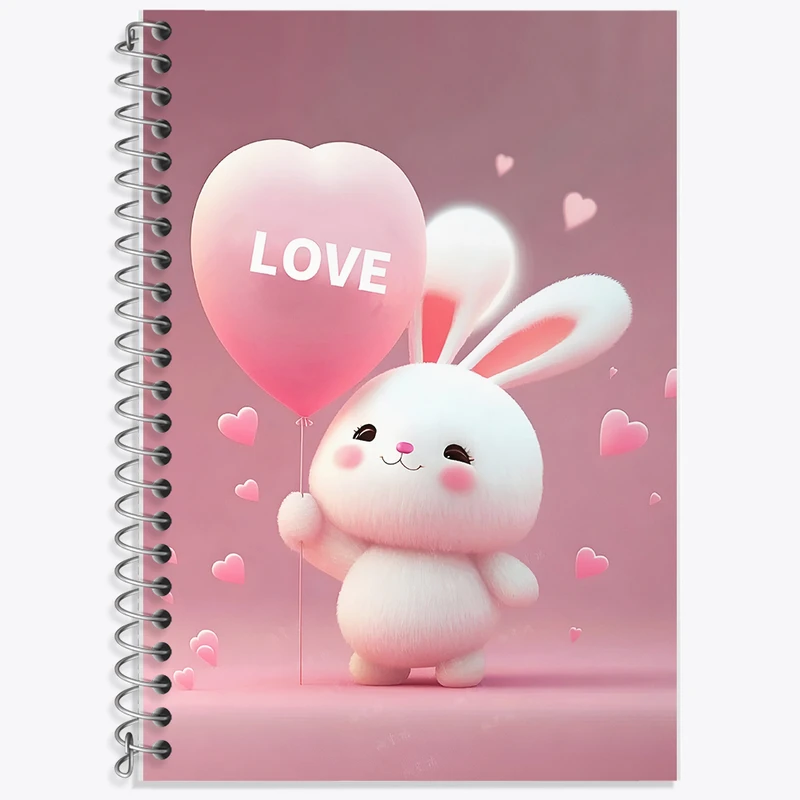 دفتر لغت 50 برگ خندالو طرح خرگوش کیوت کد F5696