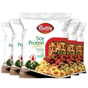 پروتئین سویا ساده میان دانه رادسوی - 200 گرم بسته 5 عددی