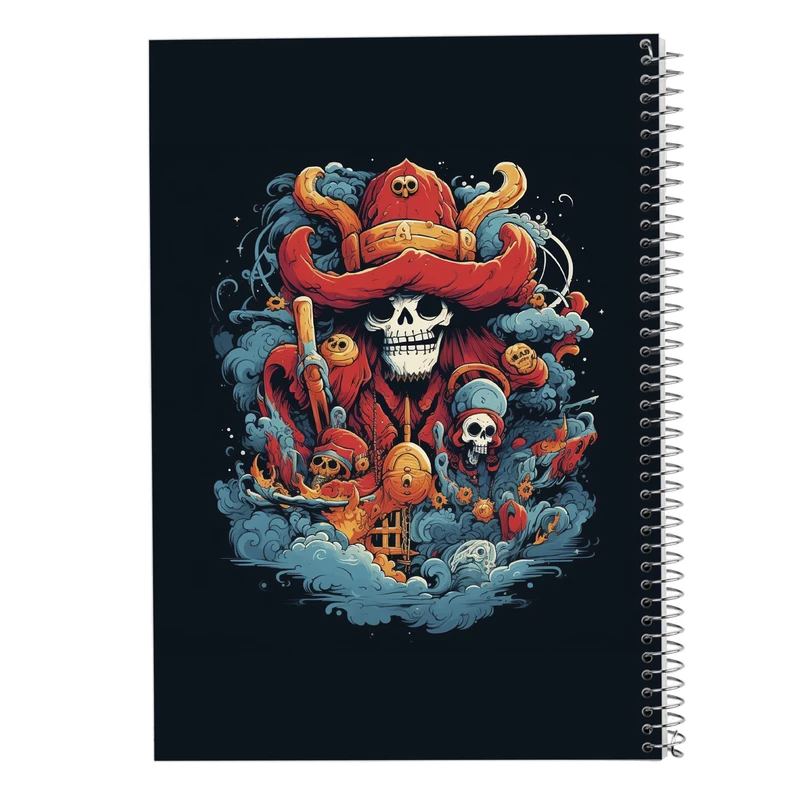 دفتر ژورنال نویسی 50 برگ مدوپد مدل نقطه ای طرح وان پیس One Piece کد DF11678