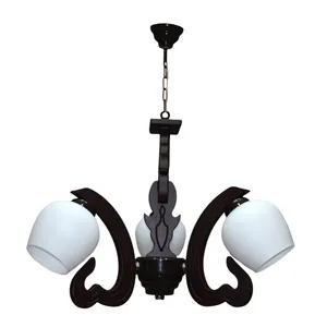 لوستر چشمه نور سه شعله کد G677/3-BR