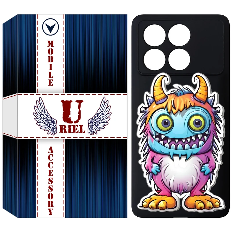 کاور یوریل مدل KSH کد 50 طرح میکروب مناسب برای گوشی موبایل شیائومی Poco X6 Pro