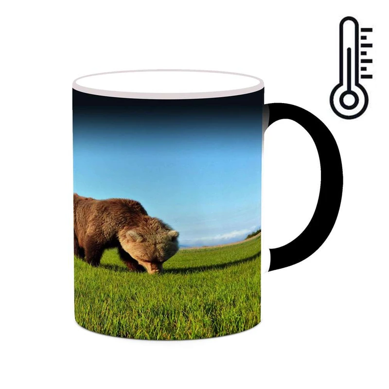 ماگ حرارتی کاکتی مدل خرس کد mgh19220