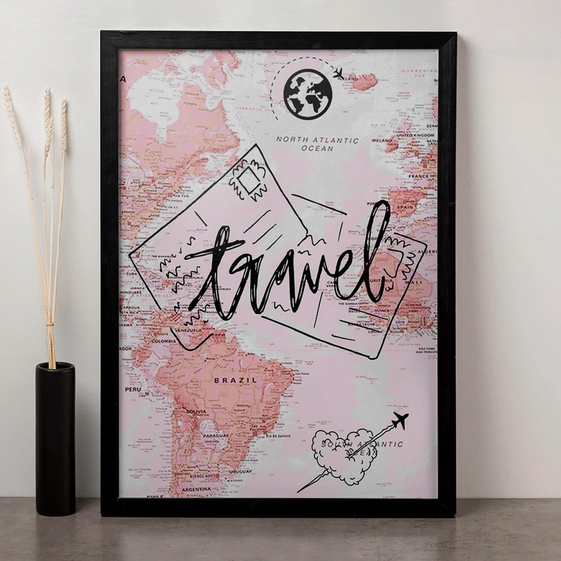 تابلو صبا طرح مدل سفر کد FD394