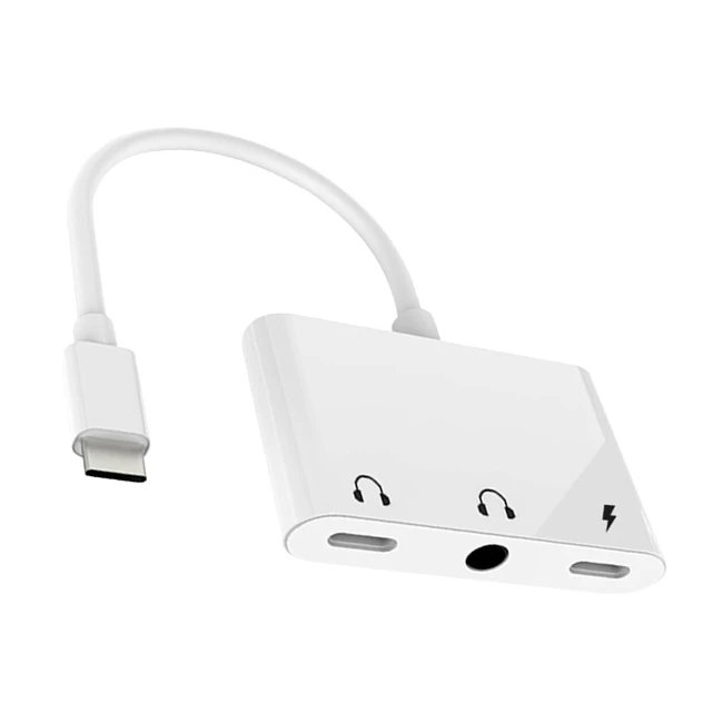 مبدل USB-C به AUX و USB-C کوتتسی مدل 33013