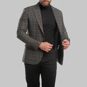 کت مردانه مدل چهارخانه ریز 2