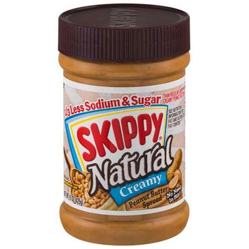 کره بادام زمینی کم سدیم و کم شکر اسکیپی - 425 گرم