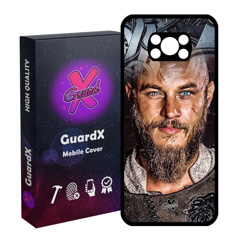 کاور گارد ایکس طرح Vikings مدل Glass10240 مناسب برای گوشی موبایل شیائومی Poco X3 Pro