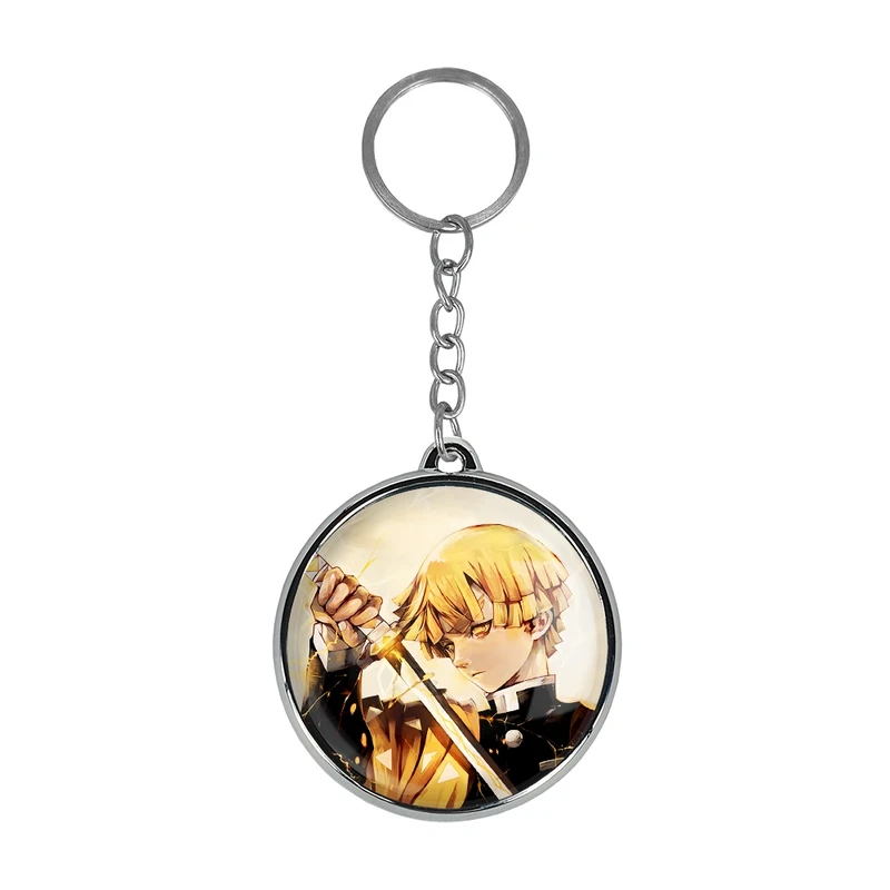 جاکلیدی خندالو طرح زنیتسو انیمه شیطان کش مدل دوطرفه کد 2703927040