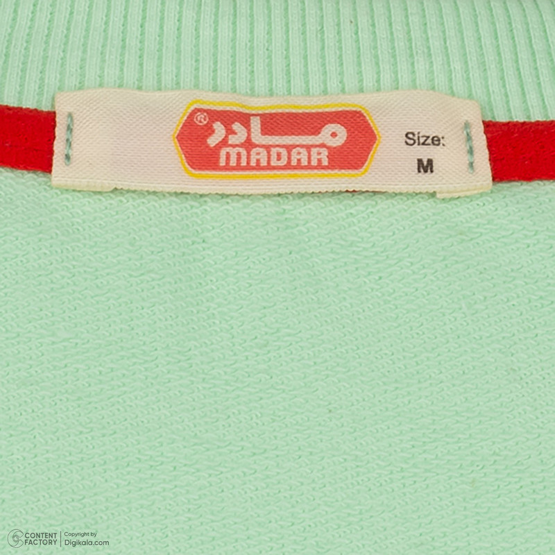 سویشرت زنانه مادر مدل هانا رنگ سبز