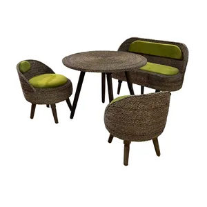 میز و صندلی ناهارخوری چهار نفره گالری چوب آشنایی مدل Hsr4