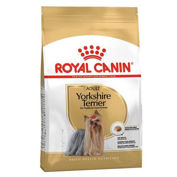 غذای خشک سگ رویال کنین مدل yorkshire terrier adult وزن 1.5 کیلوگرم