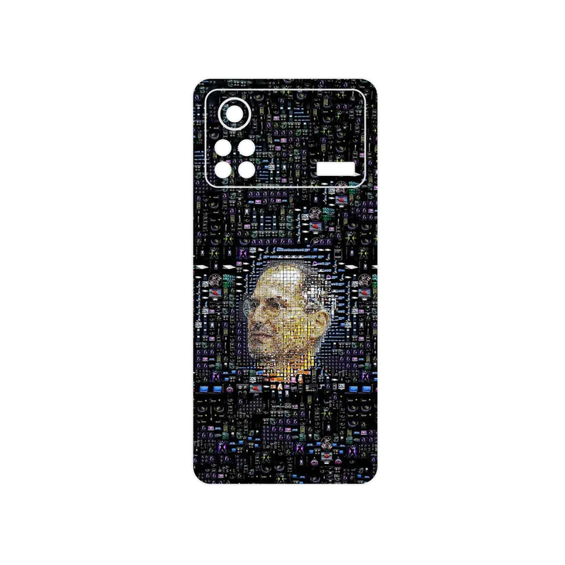 برچسب پوششی ماهوت مدل 2 Collage of Steve Jobs مناسب برای گوشی موبایل شیائومی Poco X4 Pro 5G