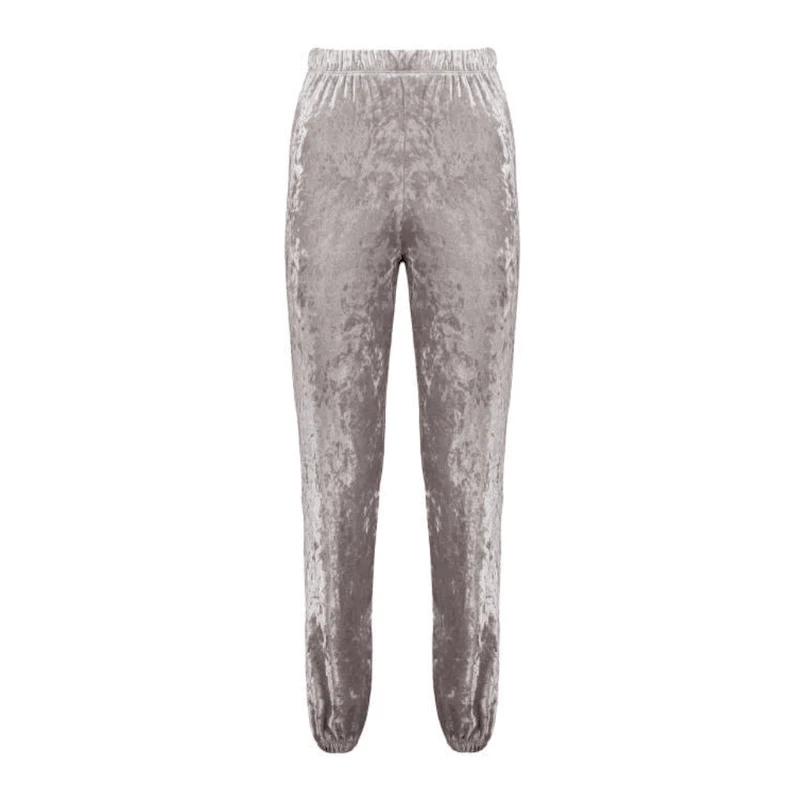 شلوار زنانه مدل مخمل آیینه ای اسلش