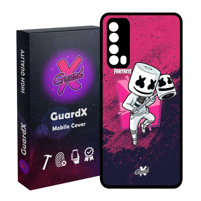 کاور گارد ایکس طرح Fortnite مدل Glass10031 مناسب برای گوشی موبایل هوآوی Y7A / P Smart 2021