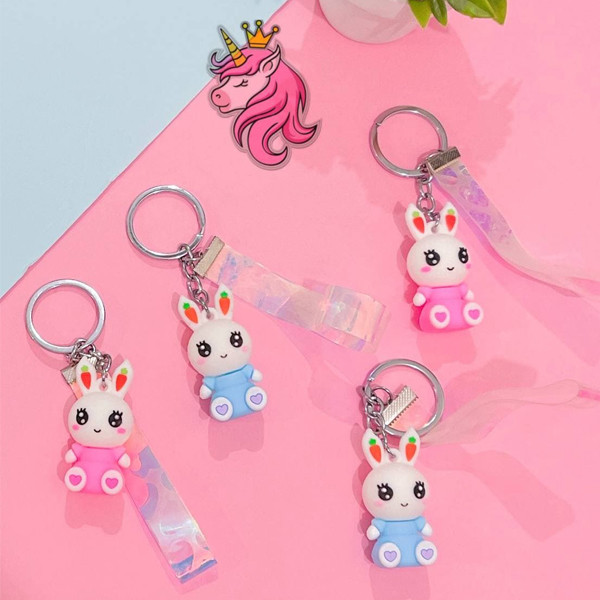 جاکلیدی دخترانه مدل خرگوشک