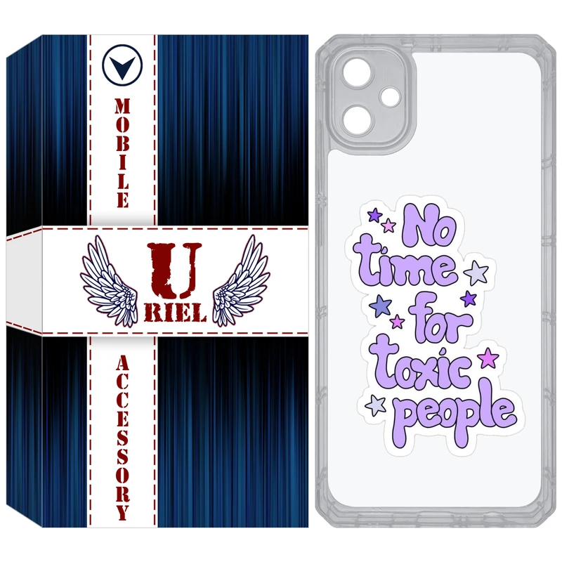 کاور یوریل مدل Clear کد 97 طرح Toxic مناسب برای گوشی موبایل سامسونگ Galaxy A05