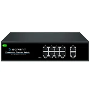 سوئیچ 8 پورت سپیتام مدل Sepitam-PS208G-DG-ECO 