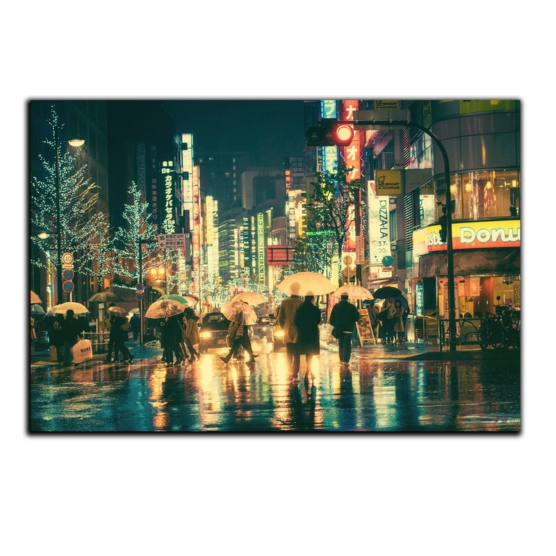 تابلو شاسی بکلیت طرح طبیعت پاییز و باران مدل SH-487