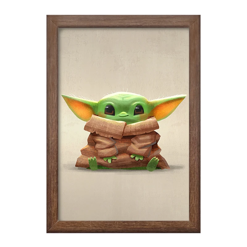 تابلو خندالو طرح یودا سریال جنگ ستارگان کد 26078