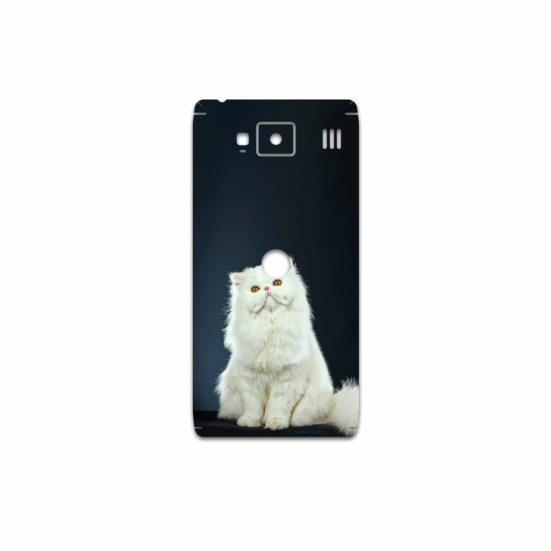 برچسب پوششی ماهوت مدل Persian cat مناسب برای گوشی موبایل موتورولا Droid Razr HD