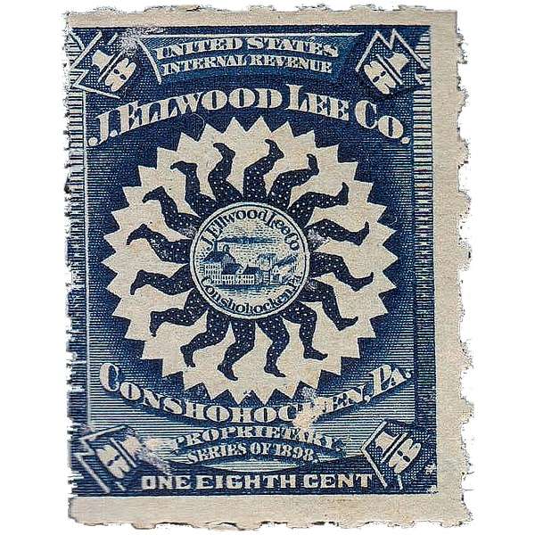 تمبر یادگاری مدل مهر نخورده مالیاتی سال 1878 کد RS290