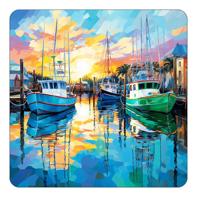 مگنت کاکتی طرح نقاشی رنگ روغن مدل mp70193