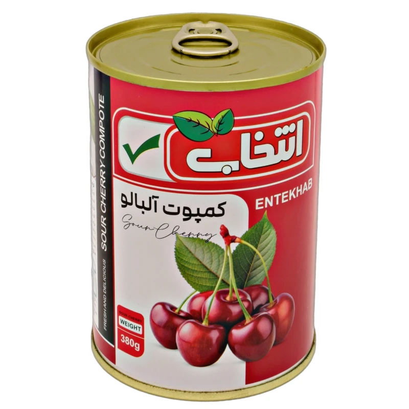 کمپوت آلبالو انتخاب - 380 گرم