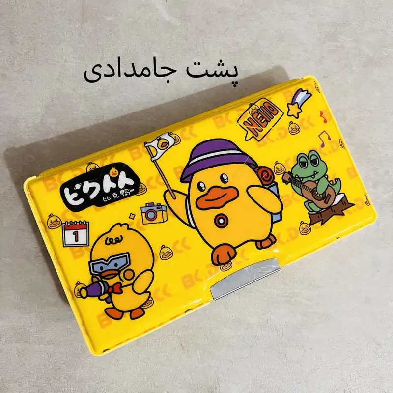 جامدادی مدل مگنتی اسکویشی طرح جوجه شناگر