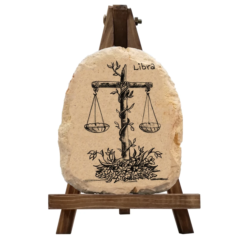 کتیبه دکوری مدل نماد ماه تولد مهر کد HT069