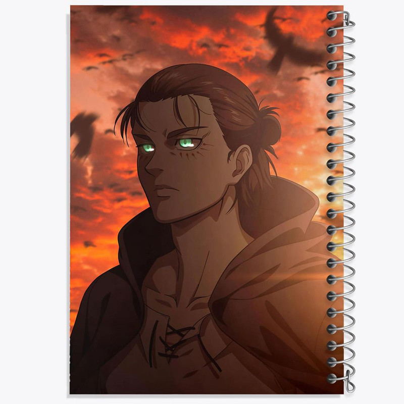 دفتر مشق 100 برگ خندالو طرح ارن یگر انیمه اتک آن تایتان کد 13252