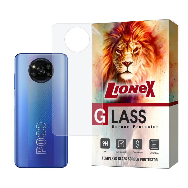 محافظ پشت گوشی هیدروژل لایونکس مدل MTBNANO مناسب برای گوشی موبایل شیائومی Poco X3 Pro