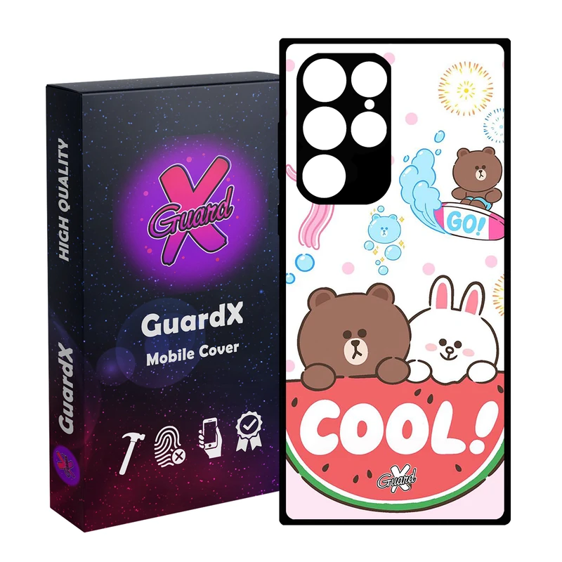 کاور گارد ایکس طرح Cool مدل Glass10071 مناسب برای گوشی موبایل سامسونگ Galaxy S23 Ultra