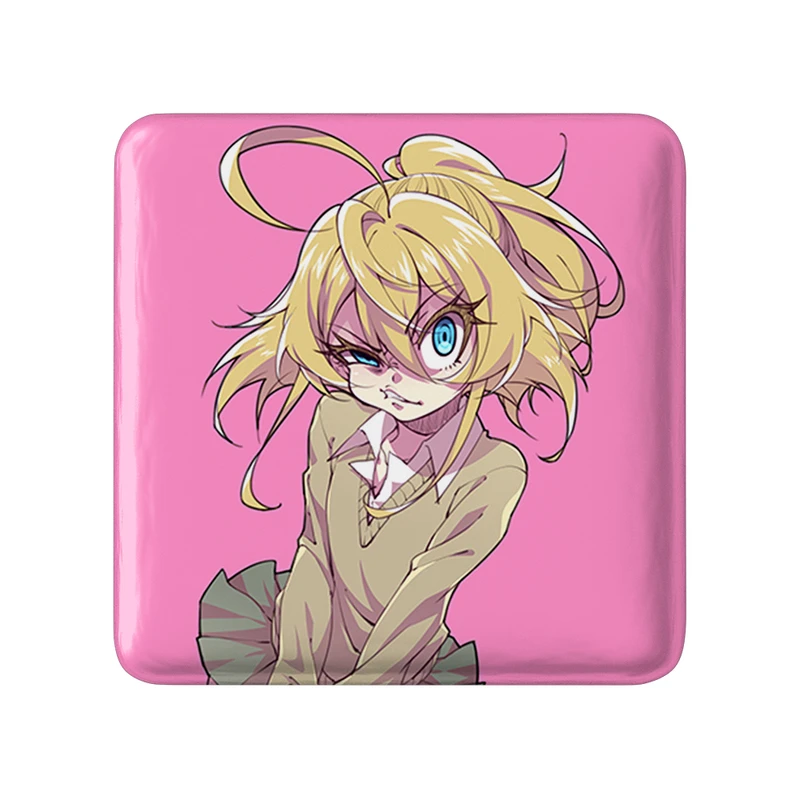 مگنت خندالو طرح تانیا انیمه یوجو سنکی مدل مربعی کد 34662